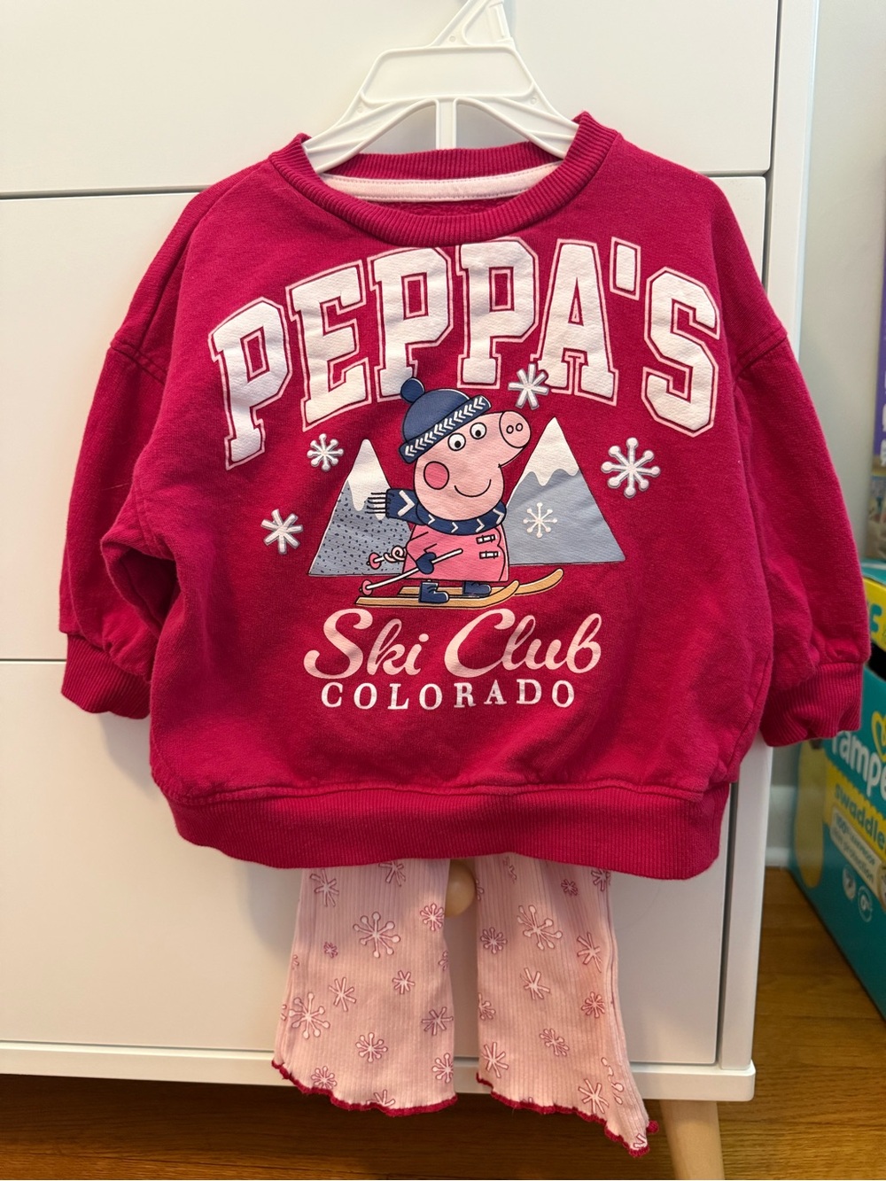 Peppa Pig sweatshirt and flare leggings set